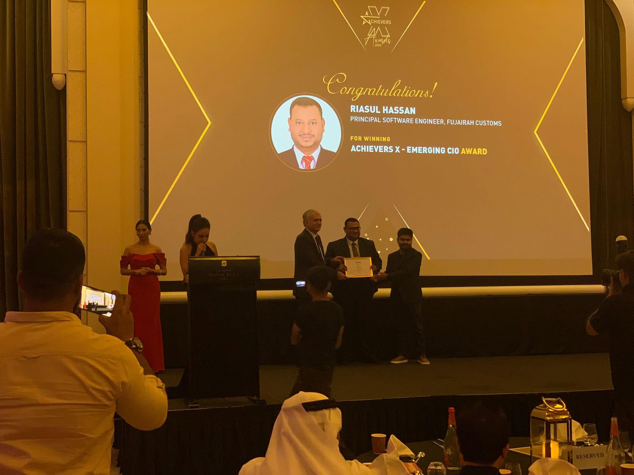 Riasul Hassan award ceremony