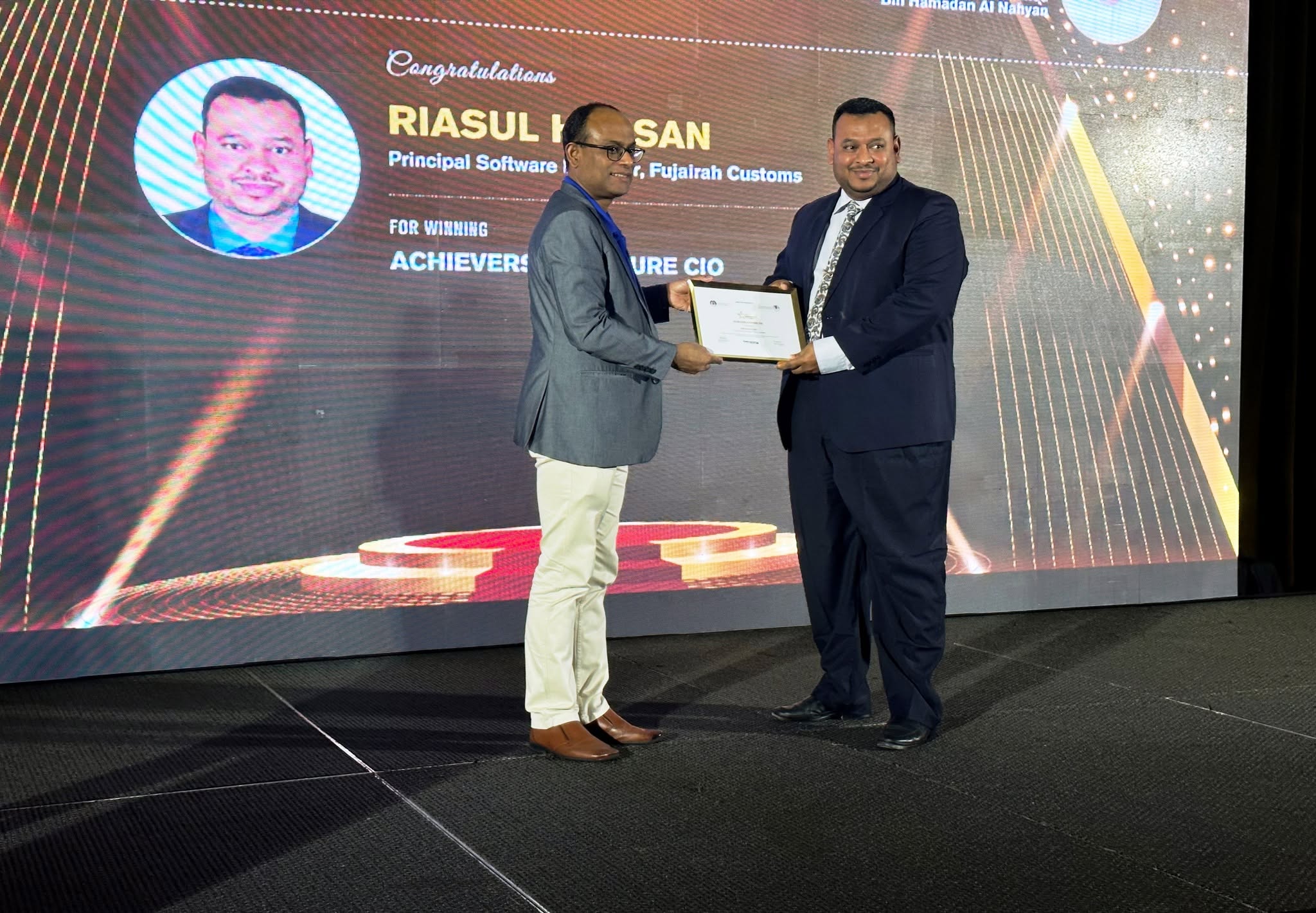 Riasul Hassan professional recognition