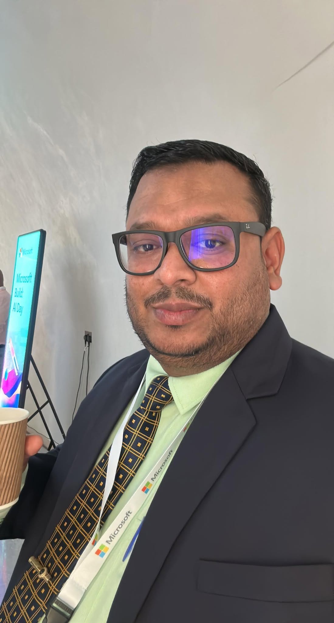 Riasul Hassan at Microsoft event
